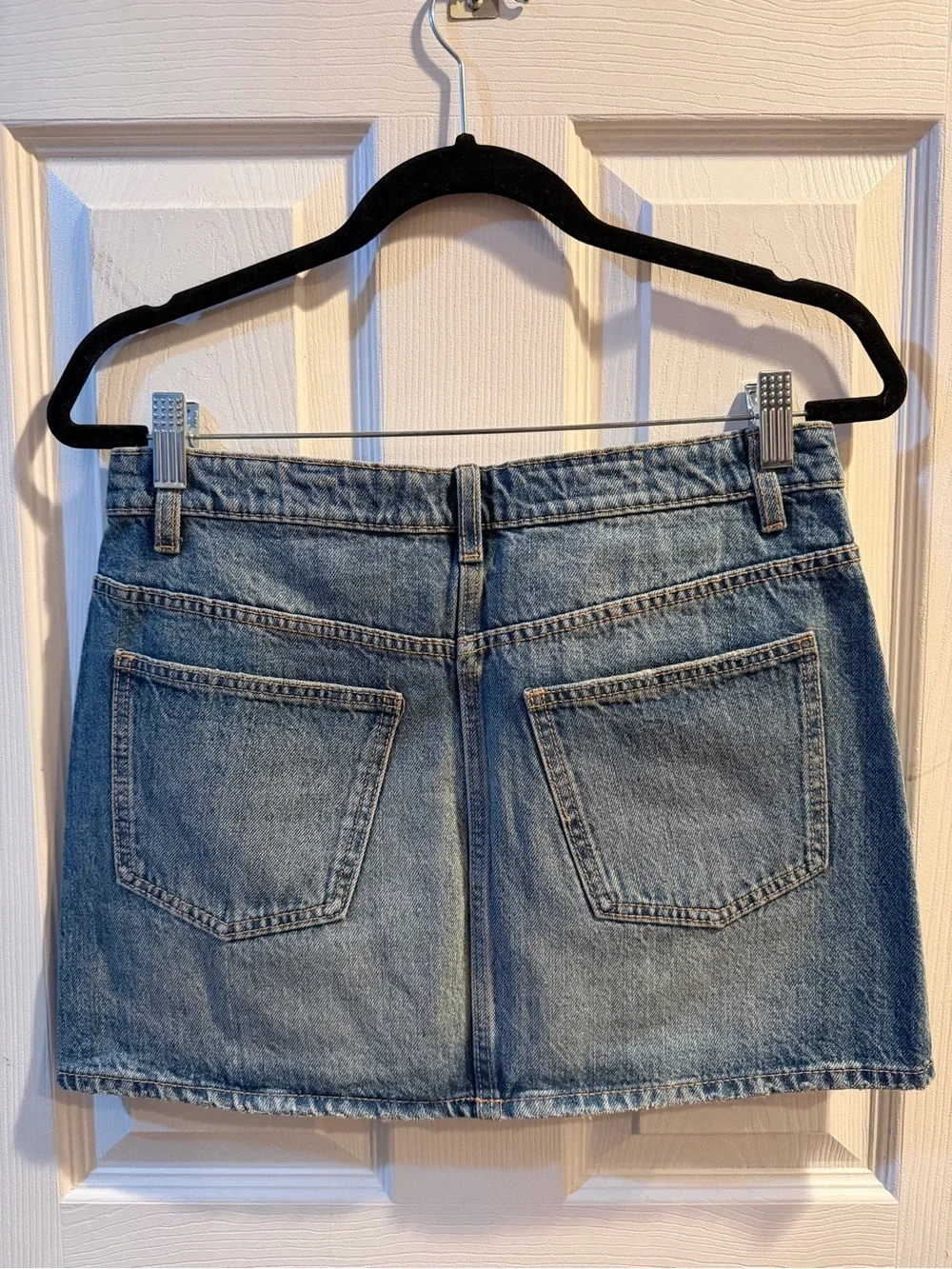 Zara TRF Denim Mini Skirt